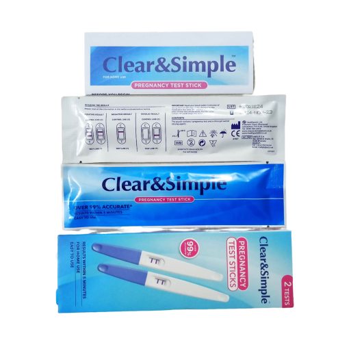 Clear & Simple Pregnancy Test Midstream Stick (2 Tests) - Image 2