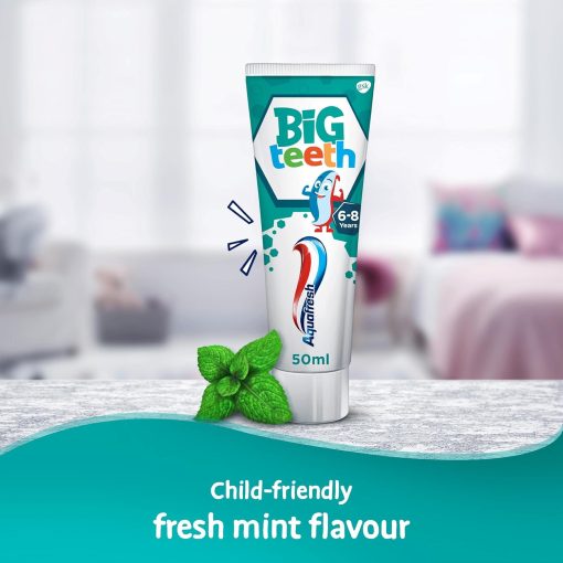 Aquafresh Big Teeth Baby Toothpaste (6-8 Years) 50ml - Image 3