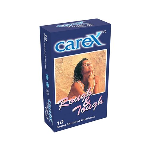 Carex Rough and Tough Super Studded Dotted Condom – 10Pcs