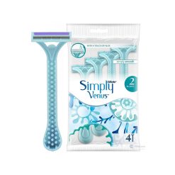 Gillette Simply Venus 2 Women’s Disposable Razors (4 Razors)
