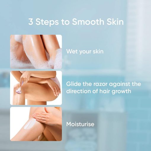 Gillette Venus Comfortglide Hair Removal Razor Blades (2 Blades) - Image 4
