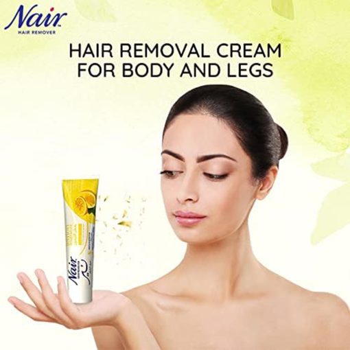 Nair Lemon Fragrance Hair Removal Cream For Legs & Body 110g - Image 2