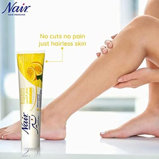 Nair Lemon Fragrance Hair Removal Cream For Legs & Body 110g - Image 3