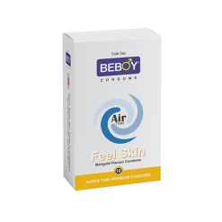 Beboy Air Thin Feel Skin Super Thin (Marigold) Condom – 10Pcs