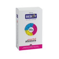 Beboy Mix Assorted Pleasure (Mix Fruit Flavour) Condom – 12Pcs