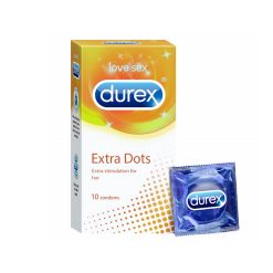 Durex Extra Dots Condom (10 Condoms)