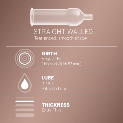 Durex Extra Thin Intense Chocolate Flavoured Condom - 10Pcs - Image 3