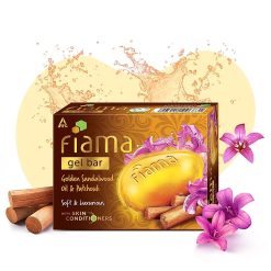 Fiama Golden Sandalwood Oil & Patchouli Gel Bar, 125g