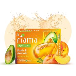 Fiama Peach & Avocado Gel Bar, 125g