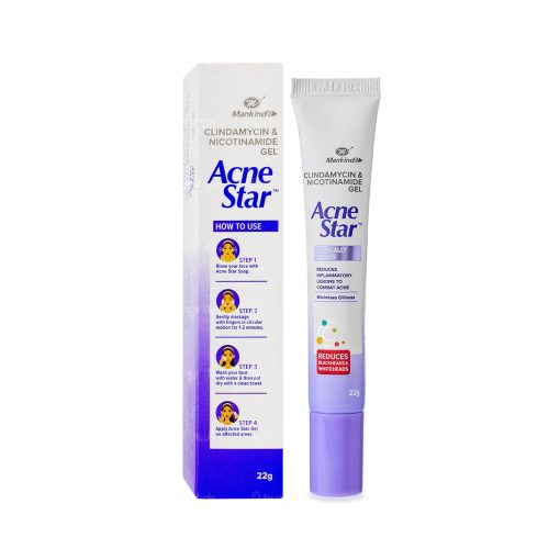 Mankind Acne Star Gel (Clindamycin & Nicotinamide Gel) 22gm