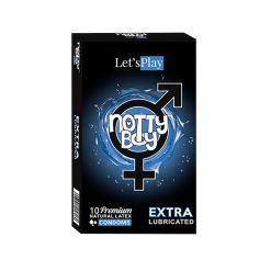 NottyBoy LetsPlay Extra Lubricated Premium Condoms – 10Pcs