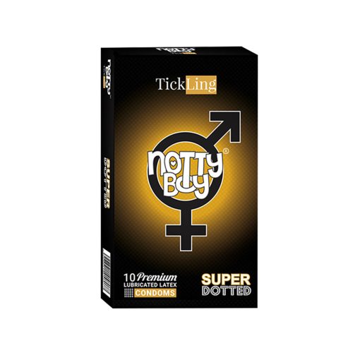 NottyBoy TickLing Super Dotted Condom – 10Pcs