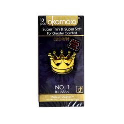 Okamoto Crown Super Ultra Thin & Soft Condom – 10Pcs