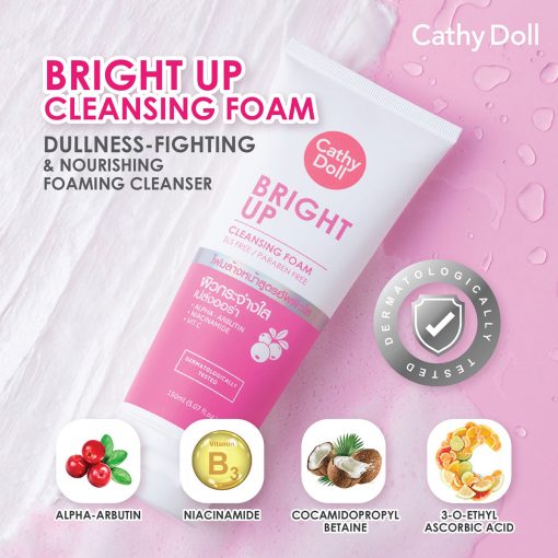 Cathy Doll Bright Up Cleansing Foam 150ml - Image 2