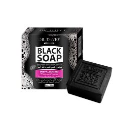 Dr. Davey Deep Cleansing Whitening Collagen & Charcoal Black Soap 100g