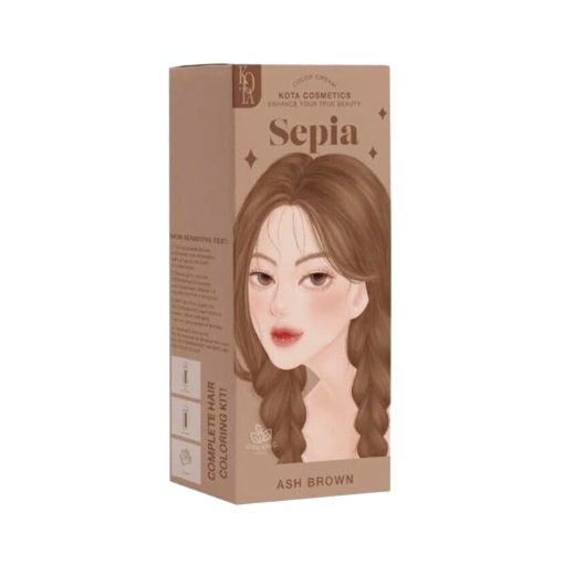 Kota Natural Sepia Permanent Hair Color Cream (Ash Brown)