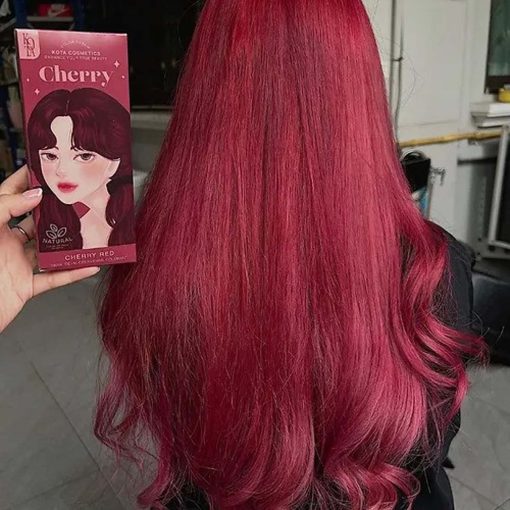 Kota Natural cherry Permanent Hair Color Cream (Cherry Red) - Image 4
