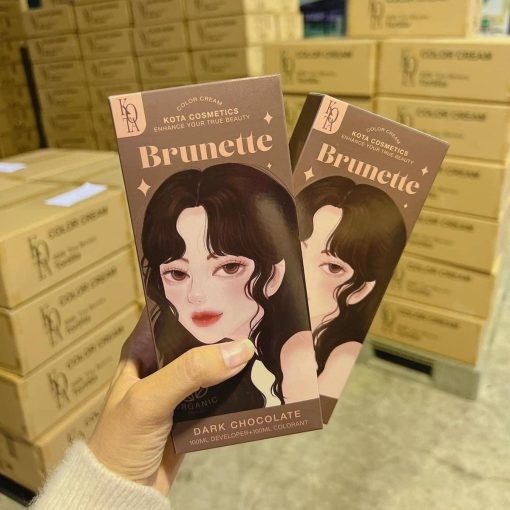 Kota Natural Brunette Permanent Hair Color Cream (Dark Chocolate) - Image 3