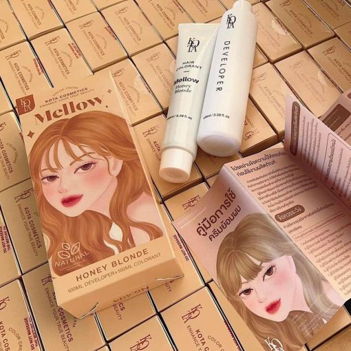 Kota Natural Mellow Permanent Hair Color Cream (Honey Blonde) - Image 3