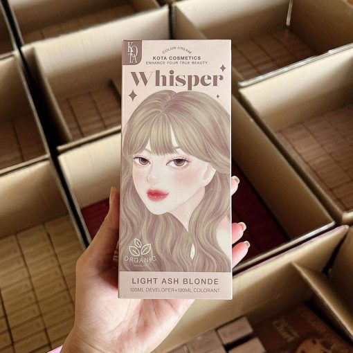 Kota Natural Whisper Permanent Hair Color Cream (Light Ash Blonde) - Image 3