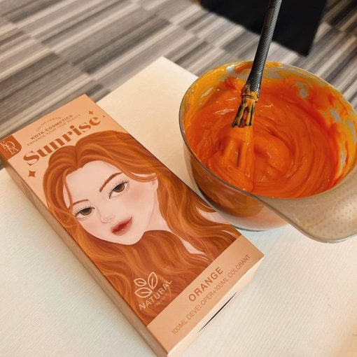 Kota Natural Sunrise Permanent Hair Color Cream (Orange) - Image 3