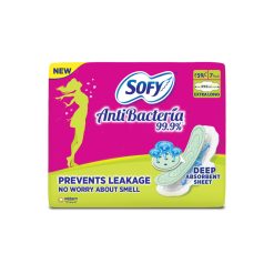 Sofy AntiBacteria Extra Long 290 mm Sanitary Napkin (7 Pads)