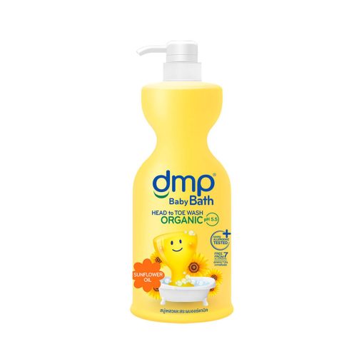 Dmp Baby Bath Organic Head to Toe Wash (Sunflower Oil) 480ml