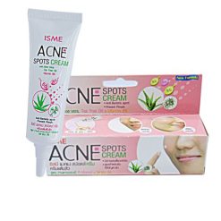 ISME Acne Spots Cream with Aloevera, Tea Treeoil & VitaminB6 10gm
