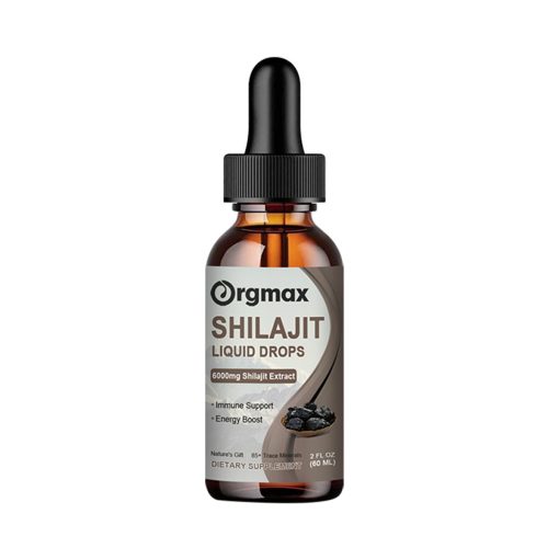 Orgmax Himalayan Shilajit Resin Liquid Drops (6000mg) 60ml