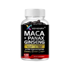 Xemenry Natural Panax Ginseng Maca Root 120 Capsules