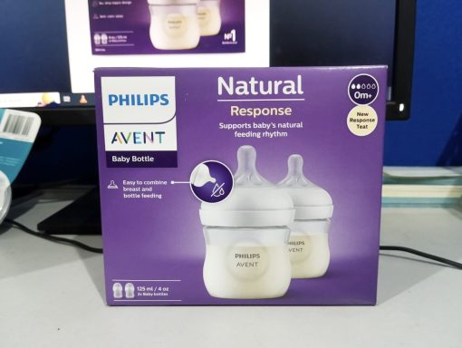 Philips Avent Natural White Feeding Bottle 2 pc Set (0m+) -125 ml - Image 2