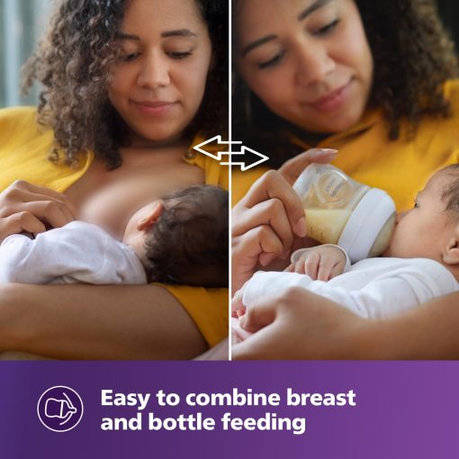 Philips Avent Feeder Natural Response Baby Bottle 3m+ 330ml x2 Plastic Bottle - Image 5