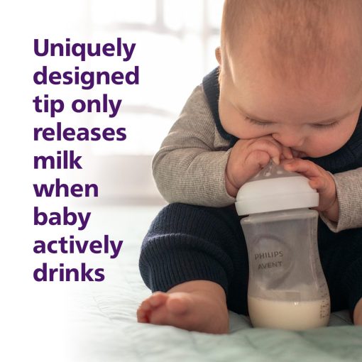 Philips Avent Feeder Natural Response Baby Bottle 3m+ 330ml x2 Plastic Bottle - Image 6