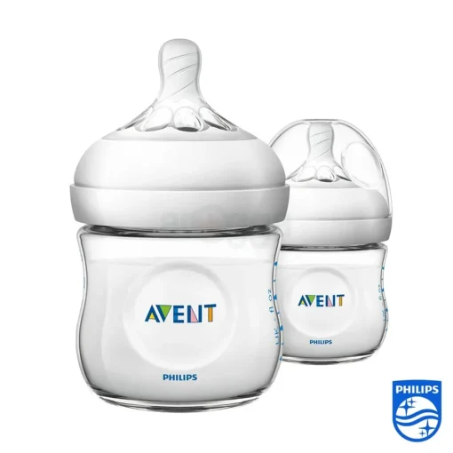 Philips Avent Natural White Feeding Bottle 2 pc Set (0m+) -125 ml - Image 4