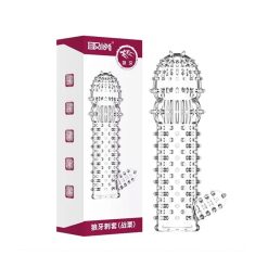 Funda Extra Pleasure Crystal Dotted Magic Condom for Men (Maroon Box)