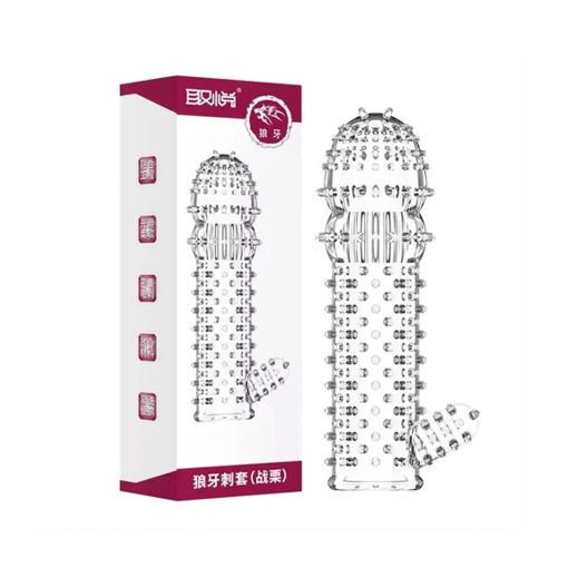 Funda Extra Pleasure Crystal Dotted Magic Condom for Men (Maroon Box)