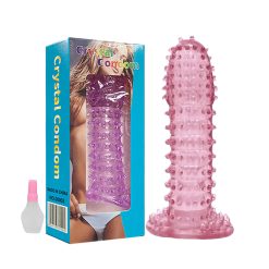 Soft Dotted Super Silicone Time Delay Color Magic Condom For Men