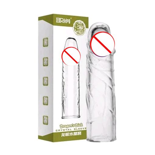 Super Silicone Crystal Clear Reusable Dragon Condom