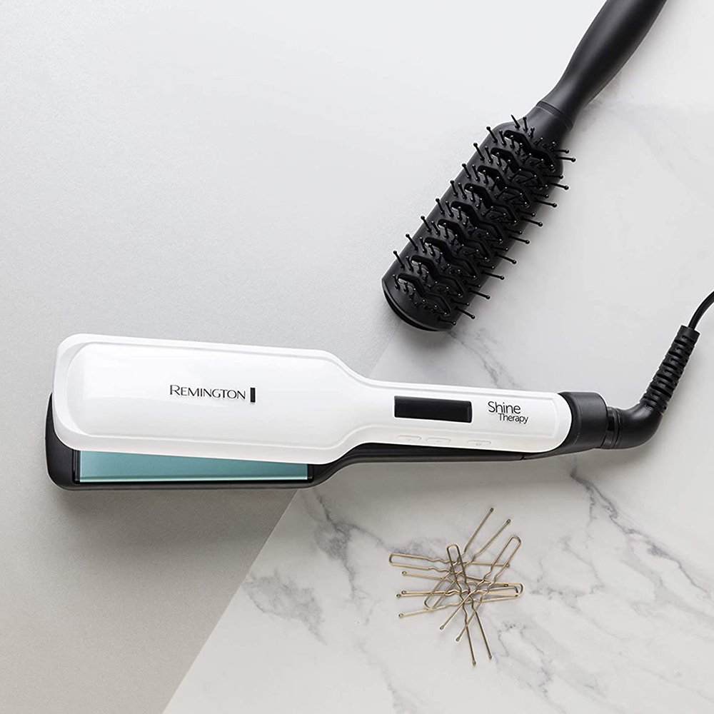 Remington Shine Therapy Wide Plate Straightener S8550 - Image 2