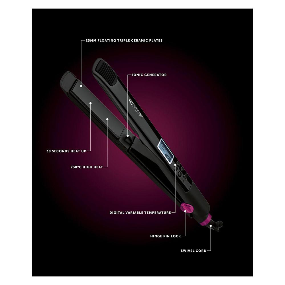 Revlon Perfect Straight Digital Styler Hair Straightener (2165UK) - Image 4