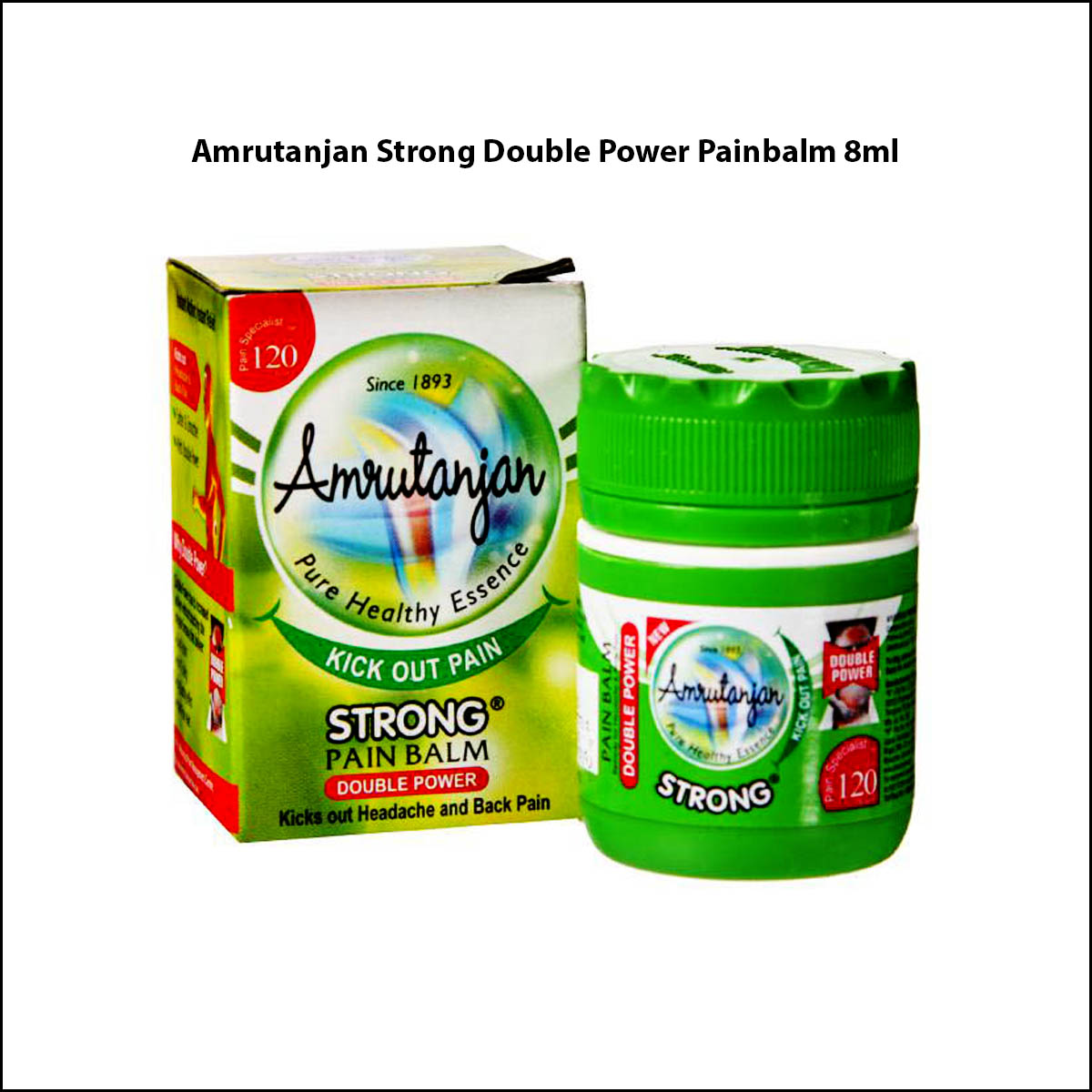 Amrutanjan Strong Double Power Painbalm 8ml