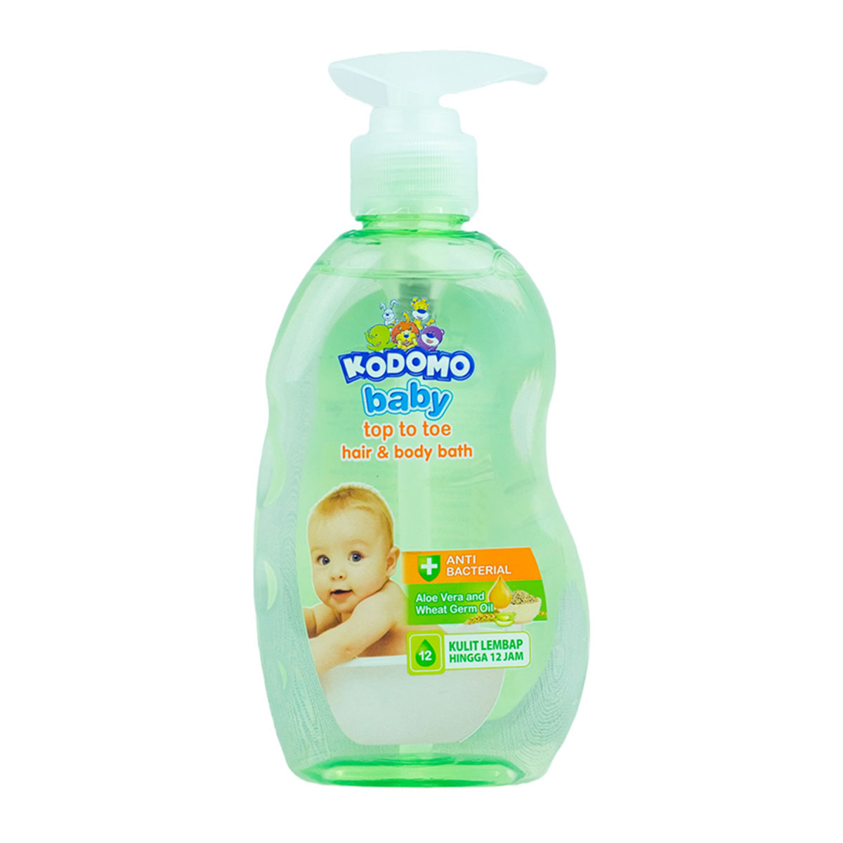 Kodomo Top To Toe Anti Bacterial Hair & Body Bath -400ml