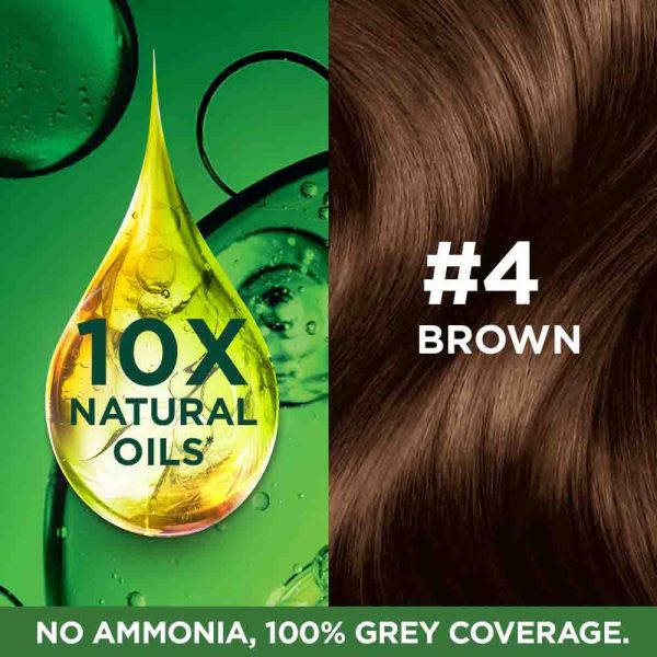 Garnier Color Naturals Nourishing Permanent Hair Colour Cream (3 darkest brown) - Image 5