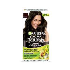 Garnier Color Naturals Nourishing Permanent Hair Colour Cream (3 darkest brown)
