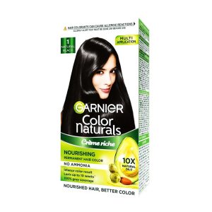 Garnier Color Naturals Nourishing Permanent Hair Color Cream (1 Natural Black)
