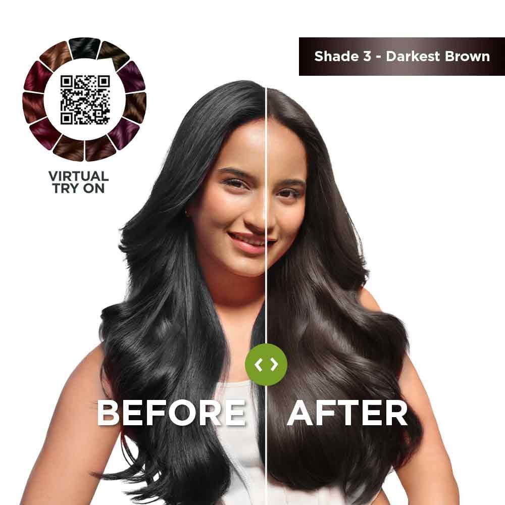 Garnier Color Naturals Nourishing Permanent Hair Colour Cream (3 darkest brown) - Image 3