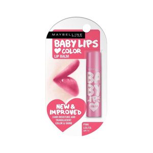 Maybelline Baby Lips Color Changing Lip Balm SPF-11 (Pink Lolita) 1.7g