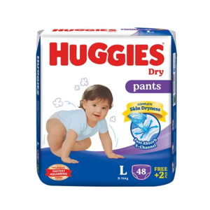 Huggies Dry Large Pant Diaper 9-14Kg – 48 Pcs