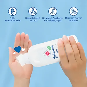 Alternative view of Johnson’s Classic Cornstarch Baby Powder 400g